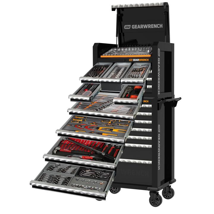 GEARWRENCH 312Pce Combination Tool Kit with 28” Tool Chest and Trolley 77012