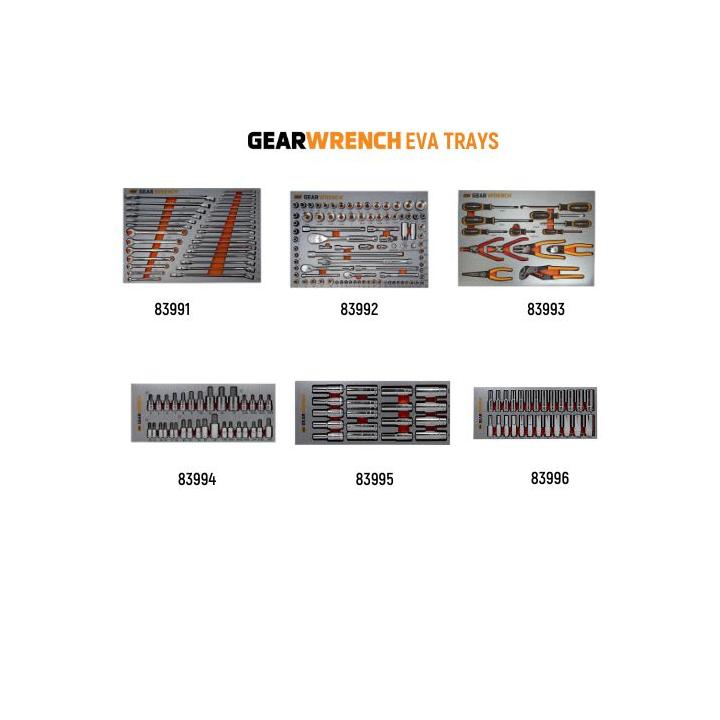 GEARWRENCH 332 Piece Combination Tool Kit, 28" (711mm) Tool Chest and Trolley 77015