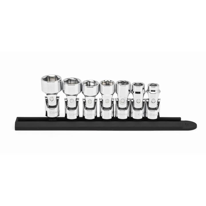 3/8” Drive 6 Point Flex SAE Socket Set 7Pce - 80564 by Gearwrench