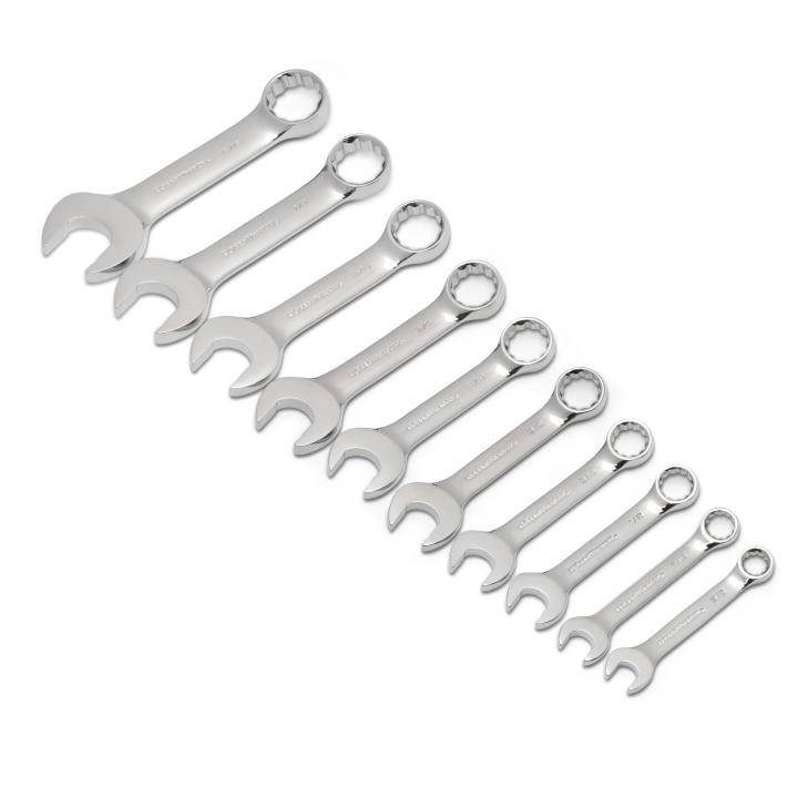 GEARWRENCH 10Pce 12 Point Stubby Combination SAE Wrench Set 81905