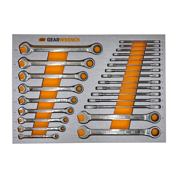 GEARWRENCH 277 Piece Combination Tool Kit + 28" Trolley + Side Cabinet 77018