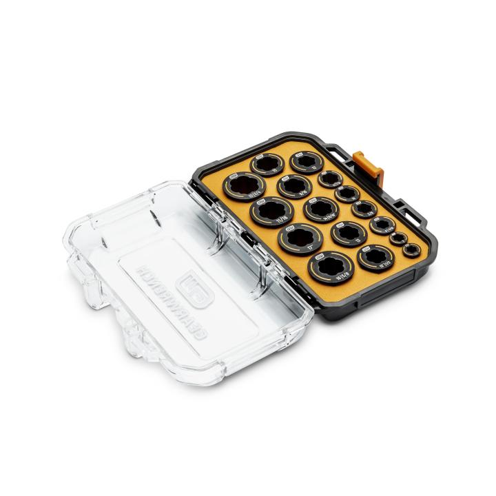 GEARWRENCH 16Pce Bolt Biter™ SAE/Metric Wrench Insert Set 86192