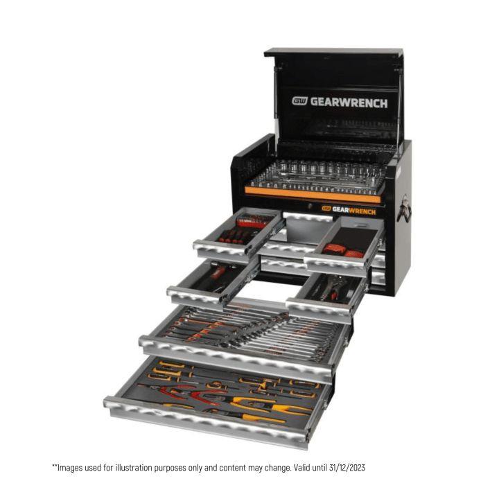 Combination Tool Kit + 26” Tool Chest 208Pce - 89913 by Gearwrench