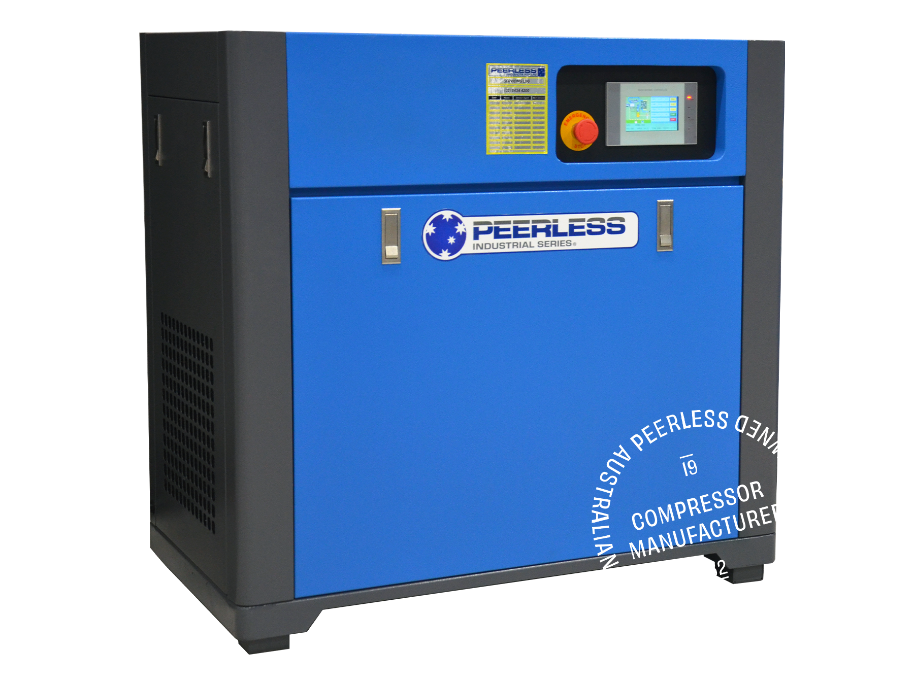 Rotary Screw Air Compressor with Variable Speed, Direct Drive, 7.5HP, 700LPM - HQD7.5 by Peerless