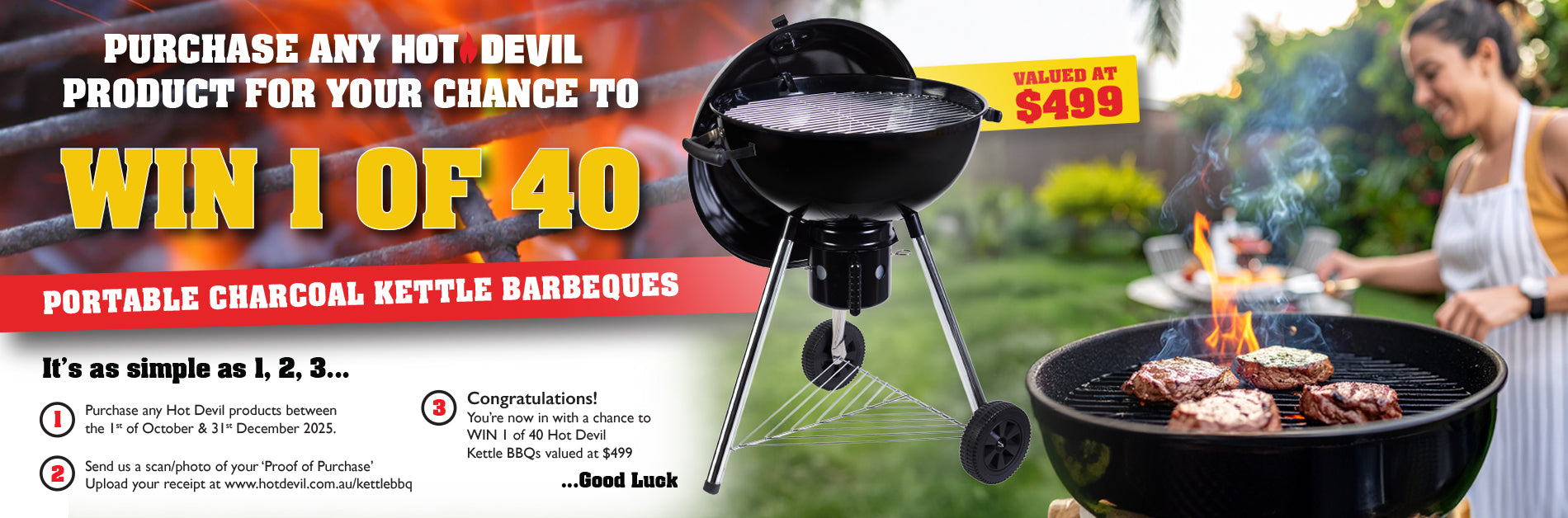 Hot Devil Kettle Barbeque