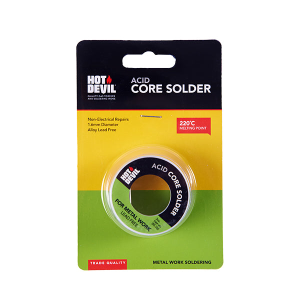 Acid Core Solder HDACS by Hot Devil