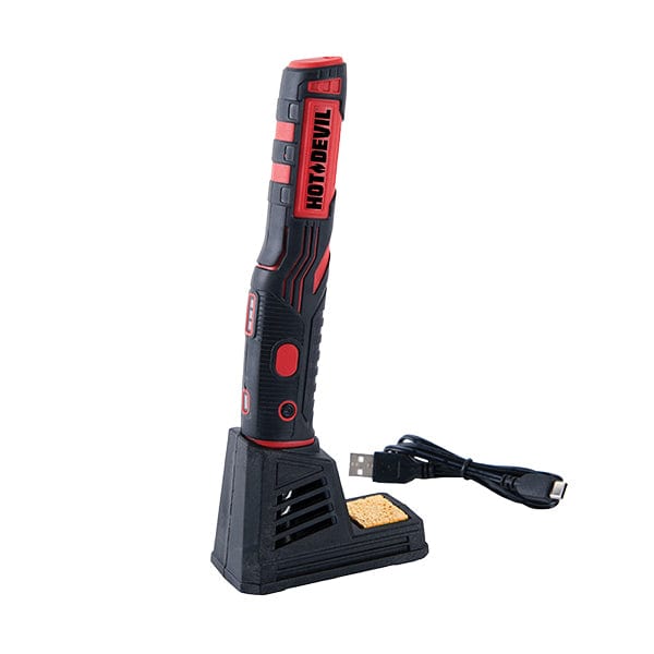 Cordless Rechargeable Soldering Iron HDRSI by Hot Devil