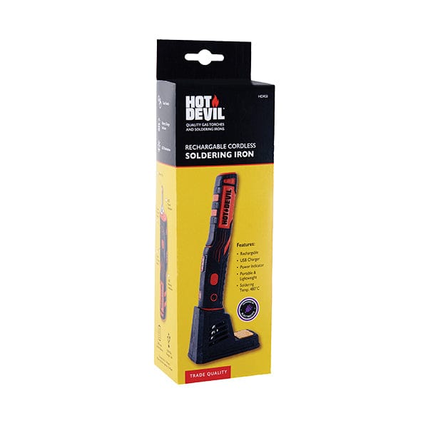 Cordless Rechargeable Soldering Iron HDRSI by Hot Devil