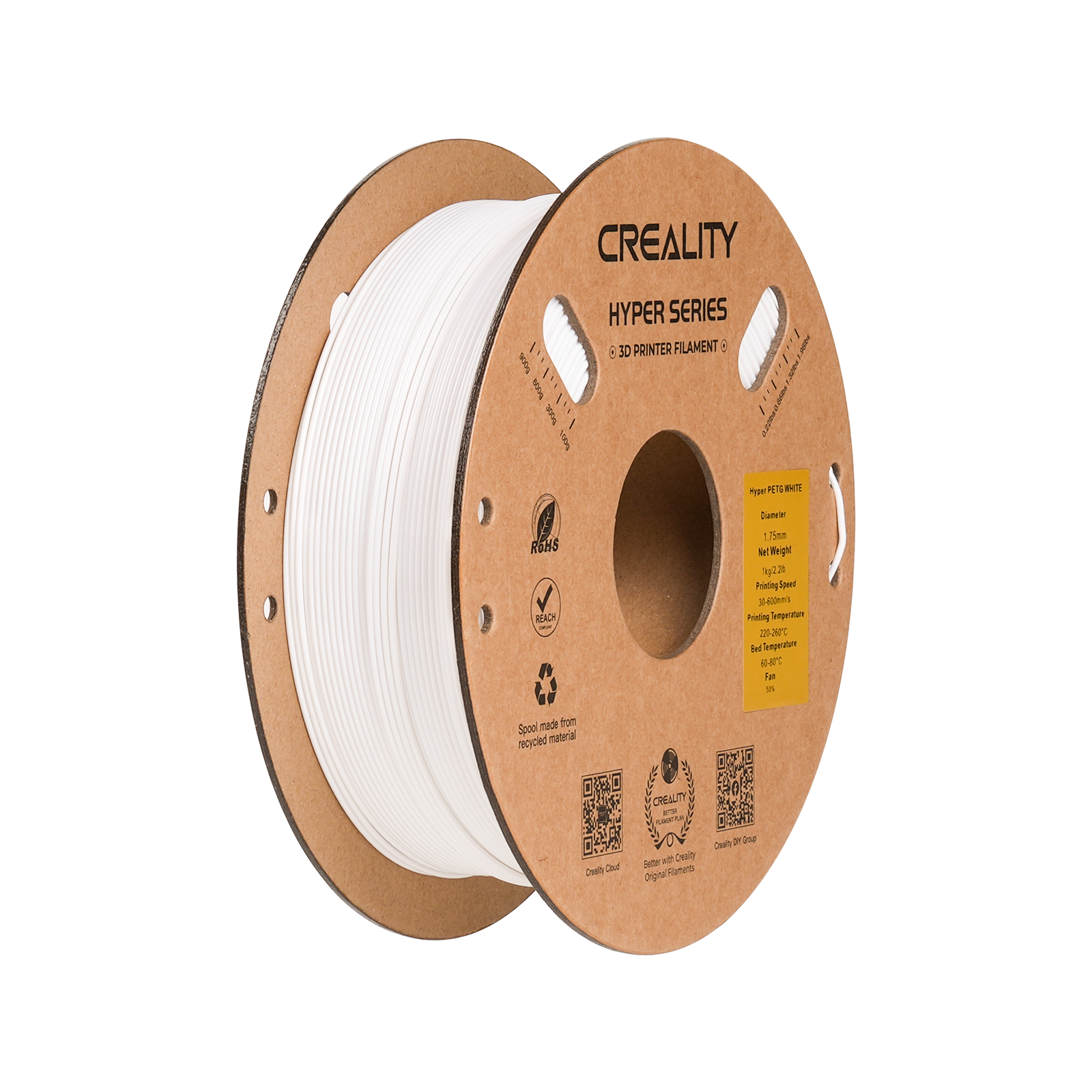 Creality Hyper PETG 1.75mm 3D Printing Filament 1.75mm 1kg