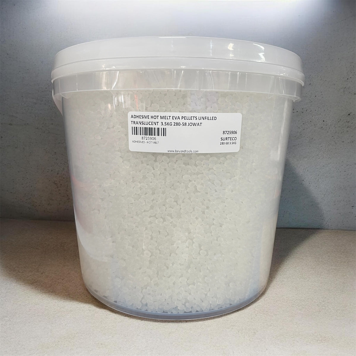 Jowat Jowatherm® 25kg Bag or 4kg Tub EVA Hot Melt Adhesive Pellets Colourless 280.58