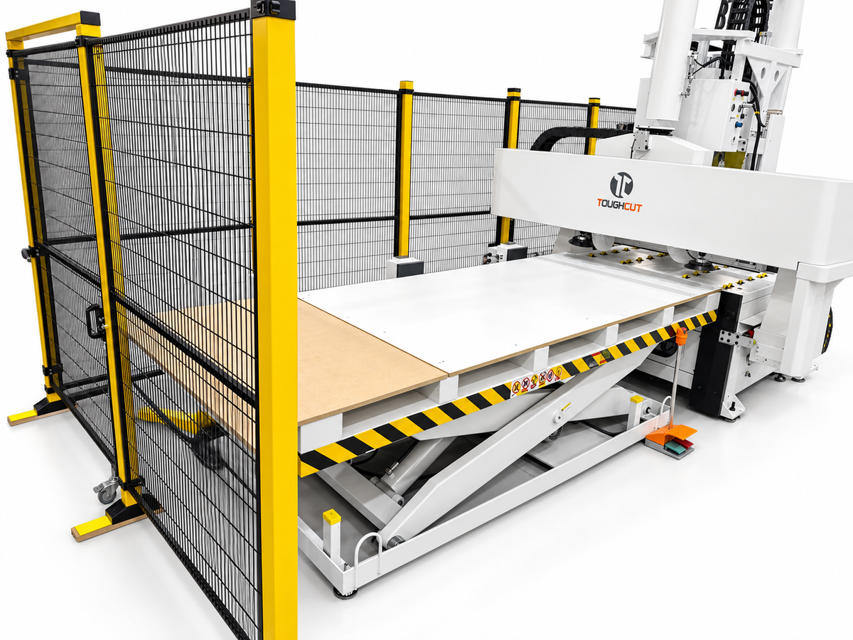 ToughCut CNC Infeed Lifting Table – Suits ZIRCON TC-VN30-1331-S12
