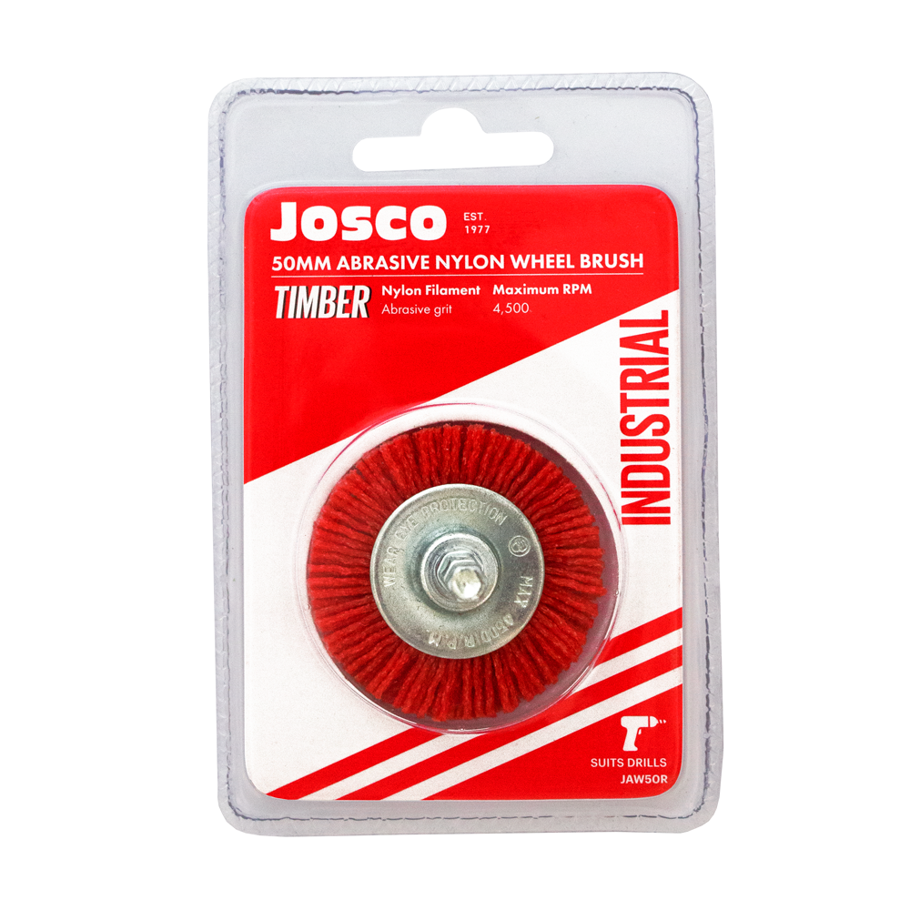 50mm Abrasive Nylon Wheel Brush - JAW50R by Josco