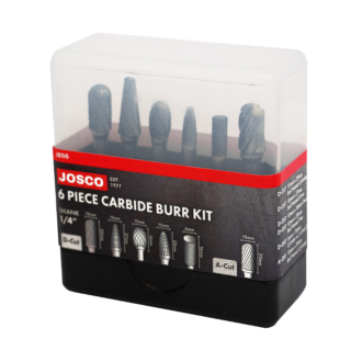 6Pce Carbide Burr Set JBS6 by Josco
