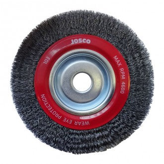 200mm x 28mm Multi-Bore Crimped Wheel Brush - 103 by Josco
