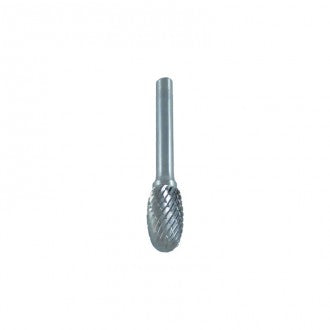 12mm x 22mm D-Cut Carbide Burr, Oval, 1/4" Shank - JB1602 by Josco