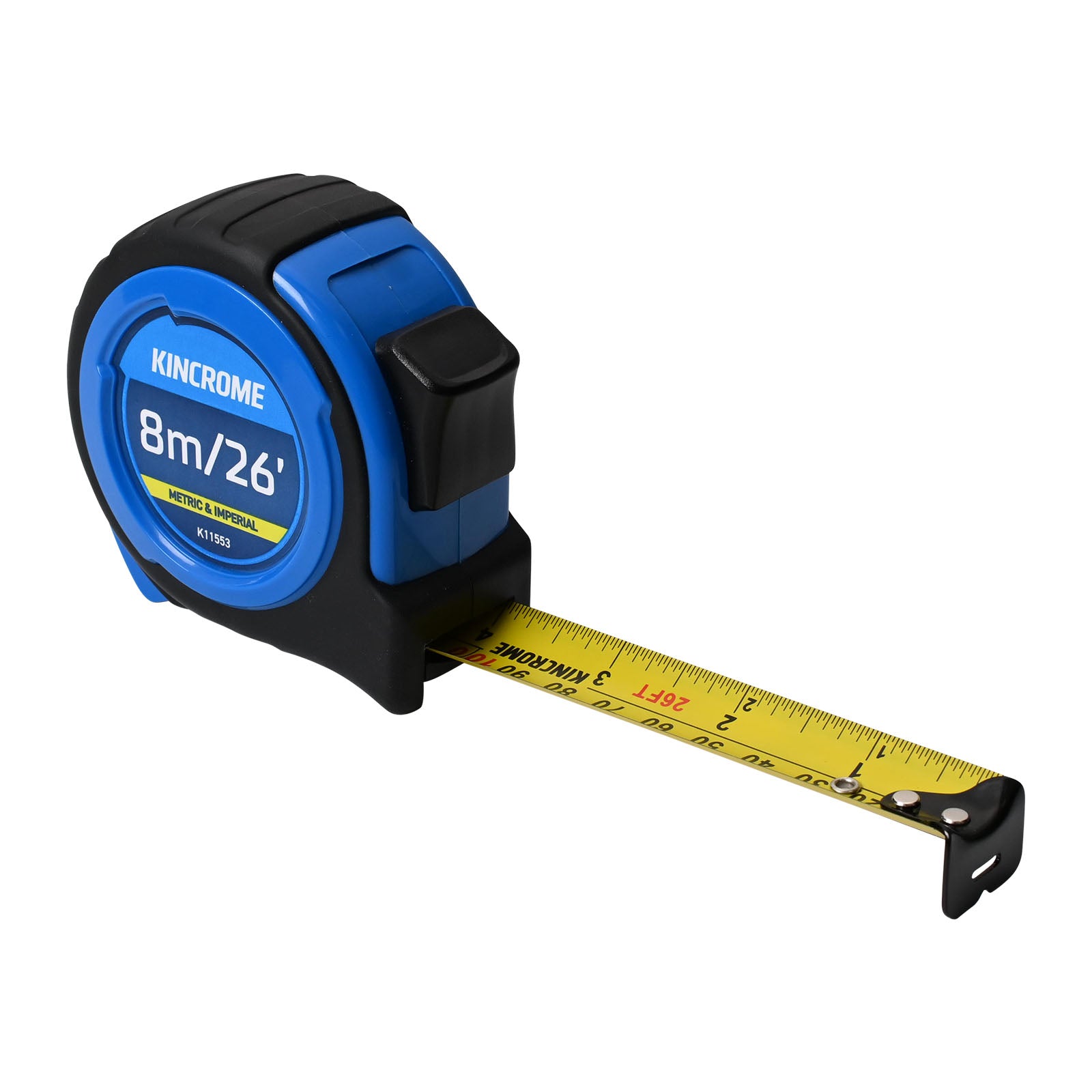 8M/26ft Tape Measure, Metric & Imperial - K11553 by Kincrome