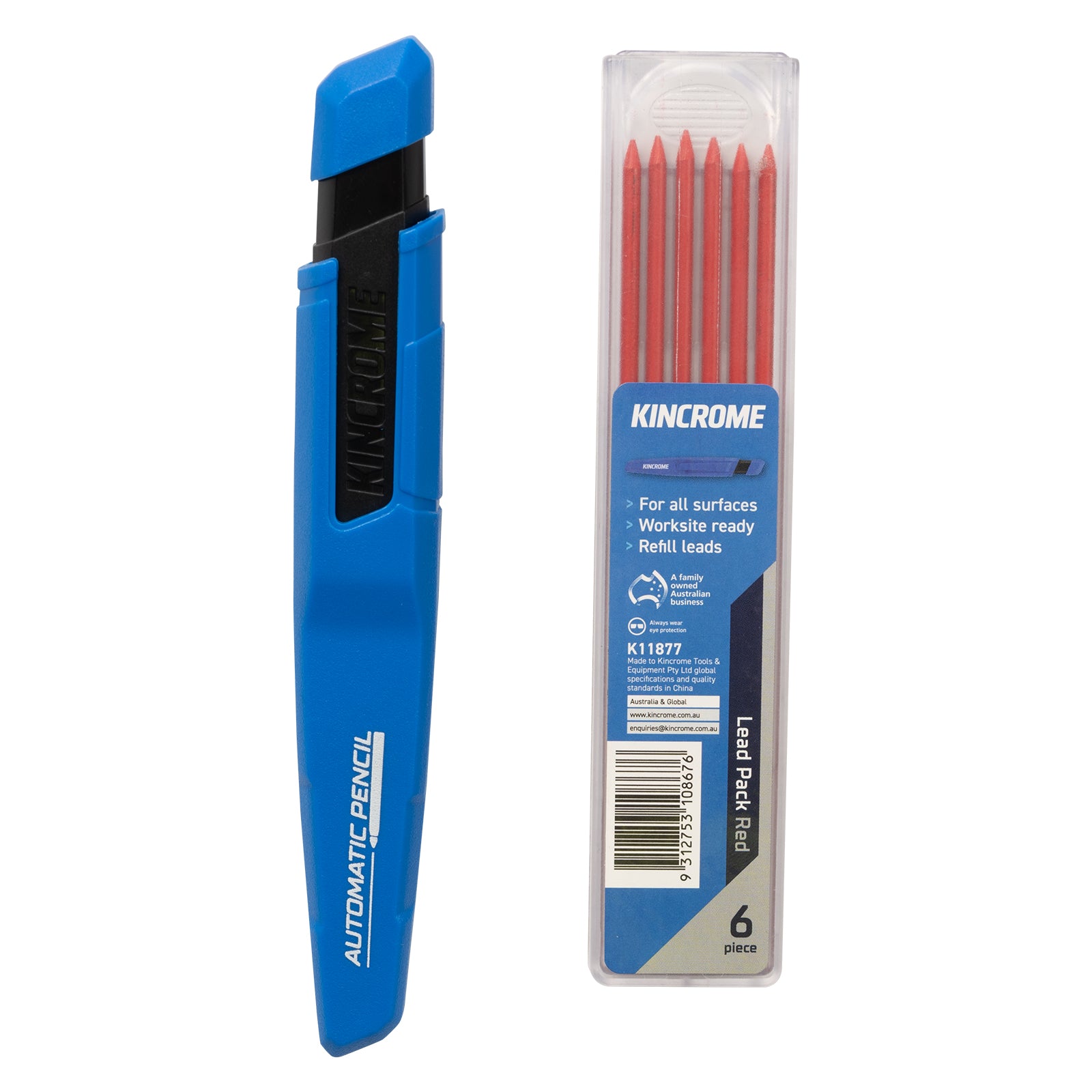 Kincrome Automatic Mechanical Pencil and Refill Pack