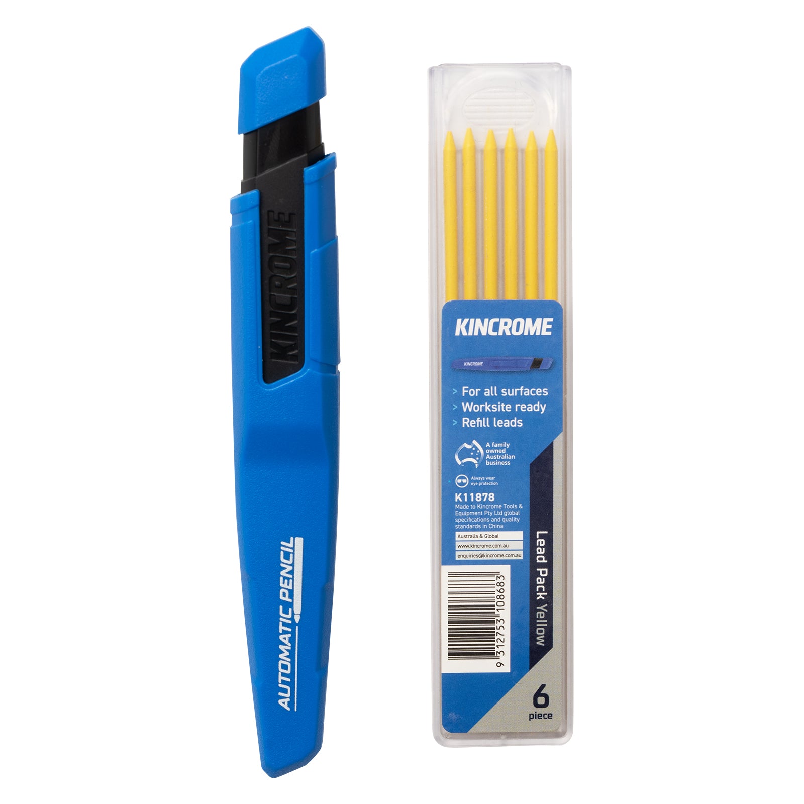 Kincrome Automatic Mechanical Pencil and Refill Pack