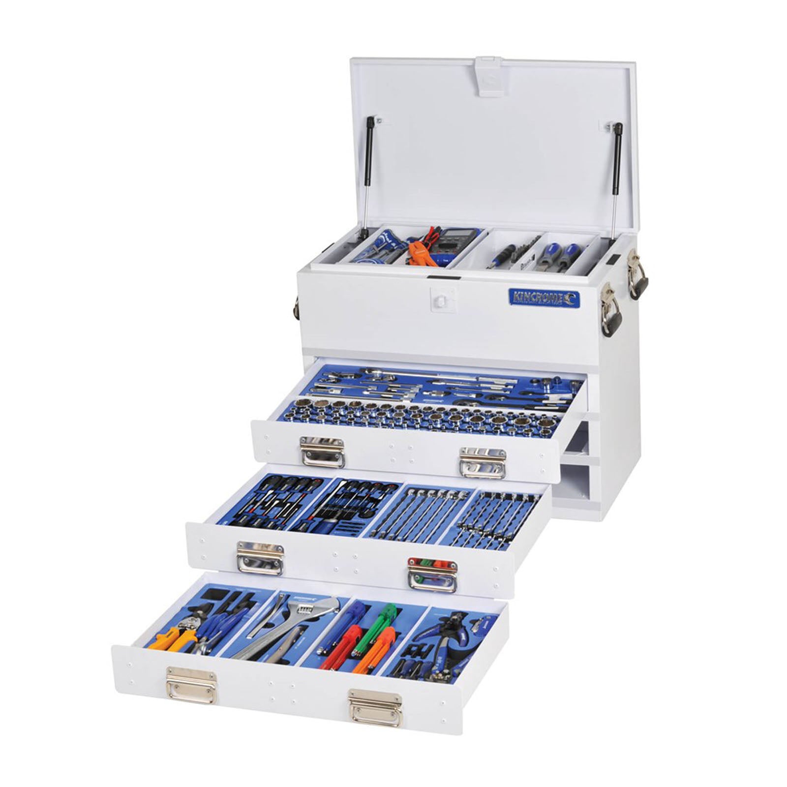 Truck Box Tool Kit 219 Piece 3 Drawer 28" - K1258W by Kincrome