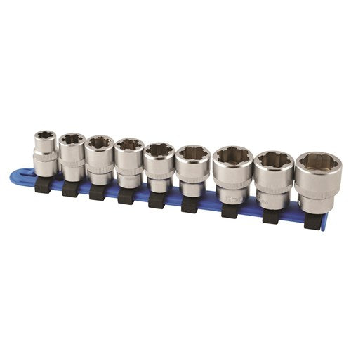 Bolt Extractor Socket Set 9 Pce Metric - K15002 by Kincrome