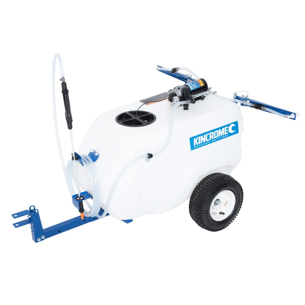 117L Tow Behind Broadcast & Spot Agriculture Sprayer with 12V Pump K16004 by Kincrome