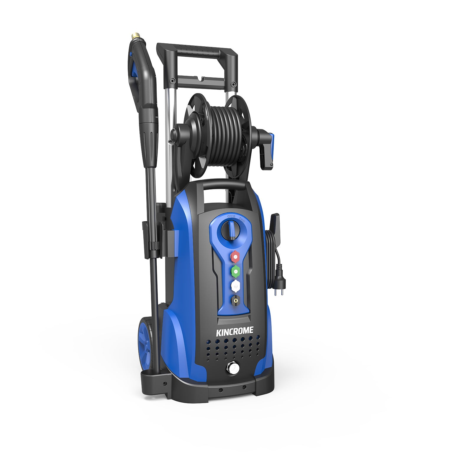 2100W Electric High-Pressure Washer, 2400psi, 7.2L/min, 8m Hose & Reel K16254 by Kincrome