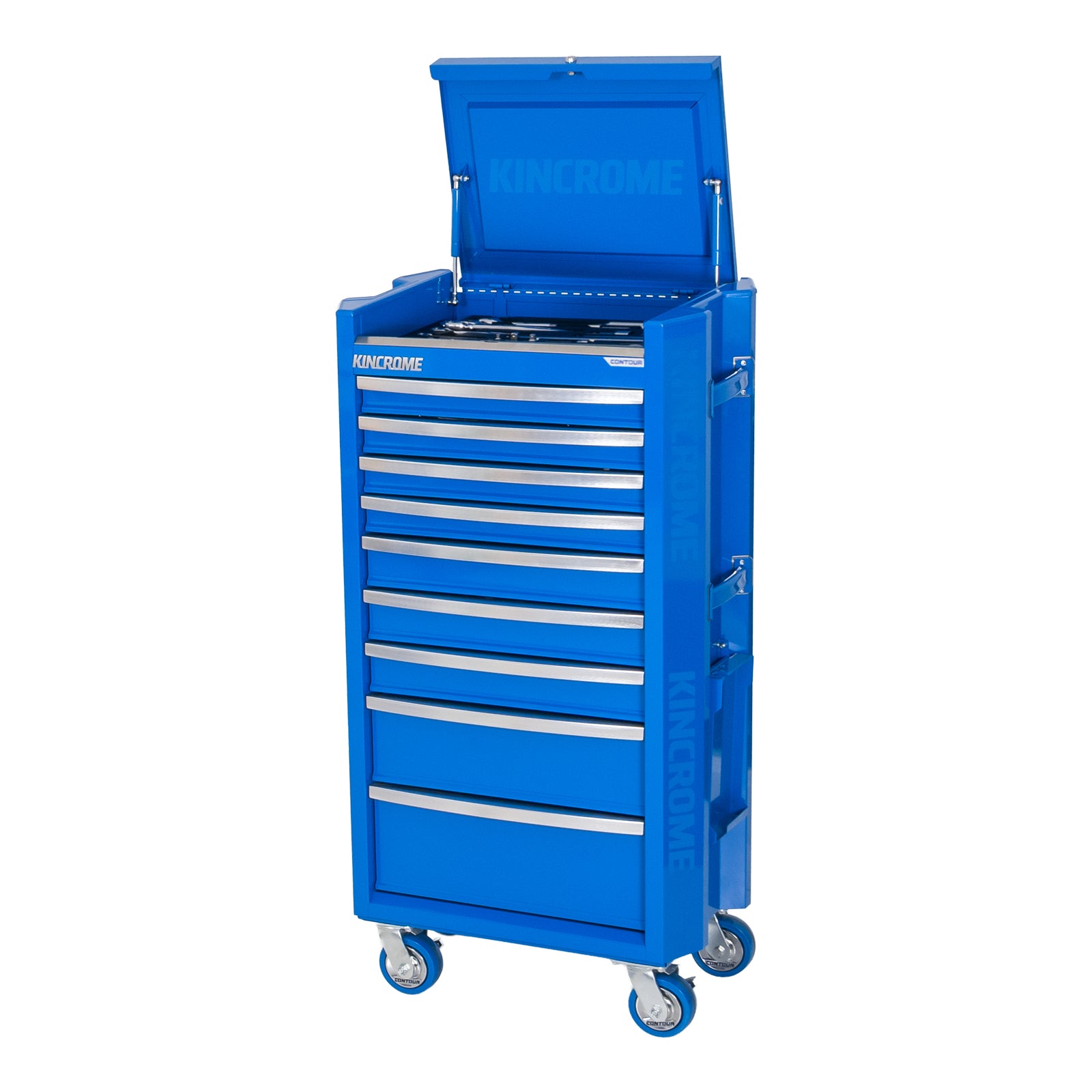 Kincrome CONTOUR® Tower Trolley Tool Kit 474 Piece 9 Drawer (29") | K1972 (Blue) / K1972B (Black)
