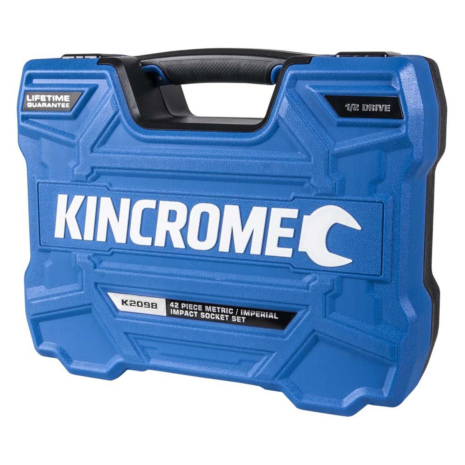 *Limited Edition* Kincrome 42Pce 1/2" Drive Imperial & Metric Socket Set K2098 + K28215 Bonus 6Pce Impact Accessory Set K2098B