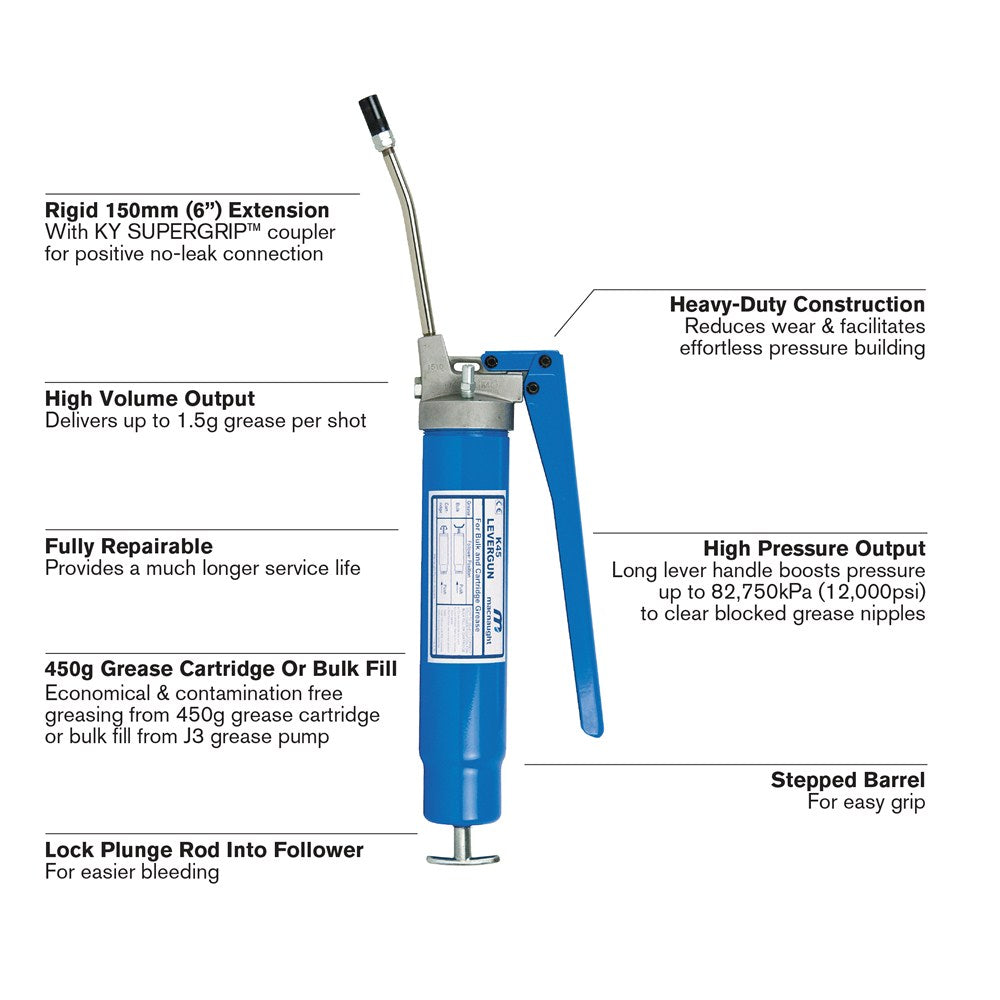 Macnaught LEVERGUN® 450G Grease Gun K45-01