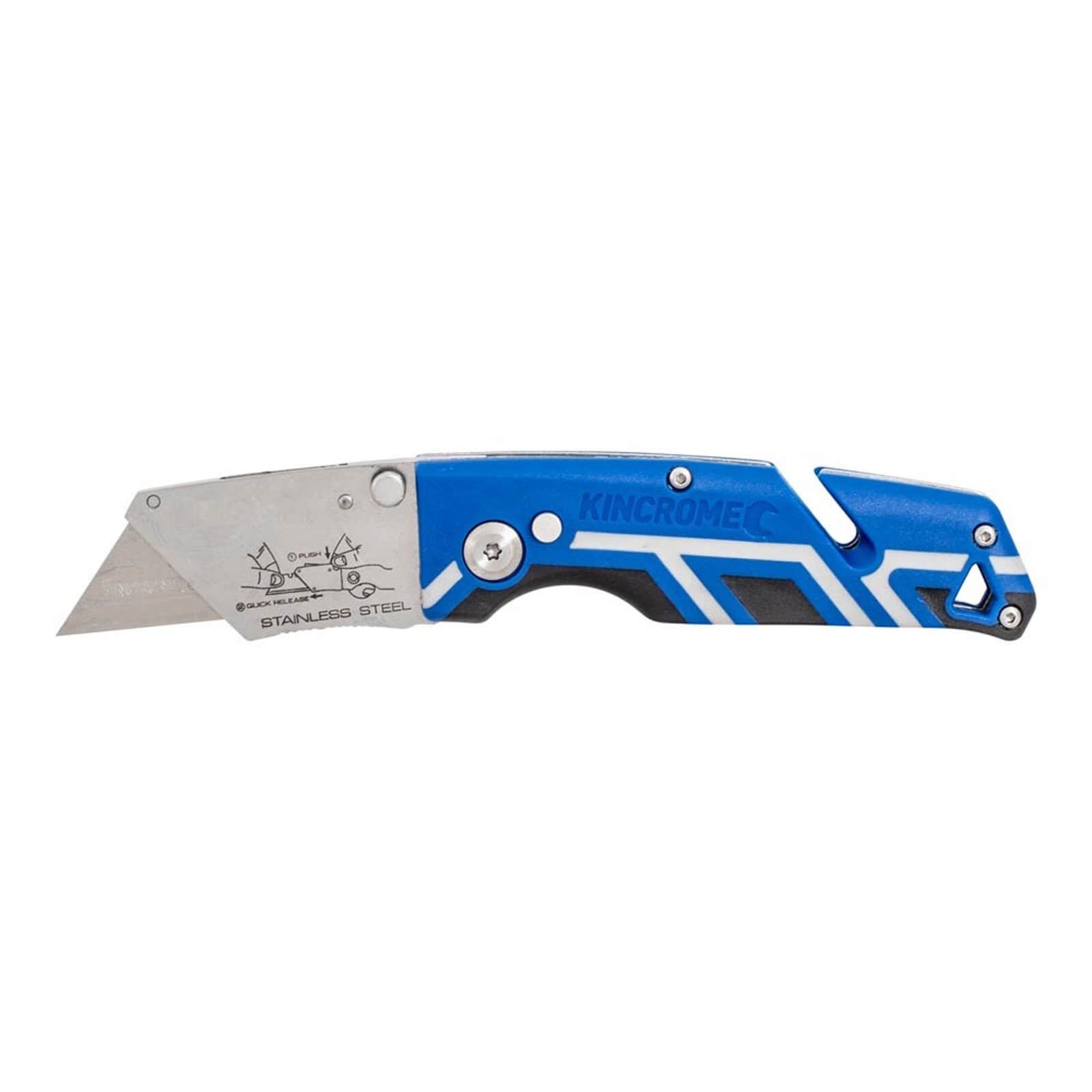 Folding Utility Knife Triple Grip Handle - K6266 by Kincrome