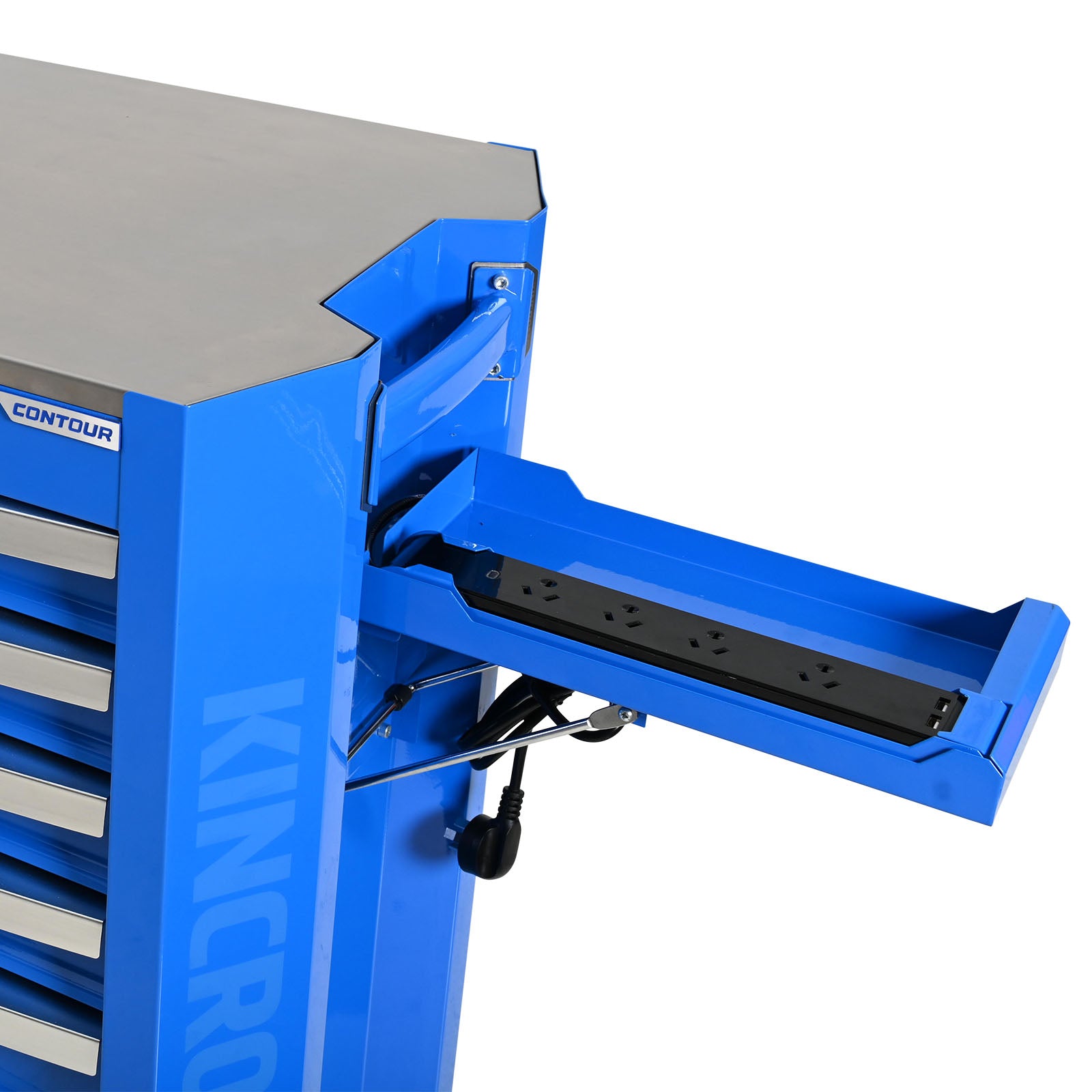 Kincrome CONTOUR® Tool Trolley 6 Drawer 29" Blue K72926