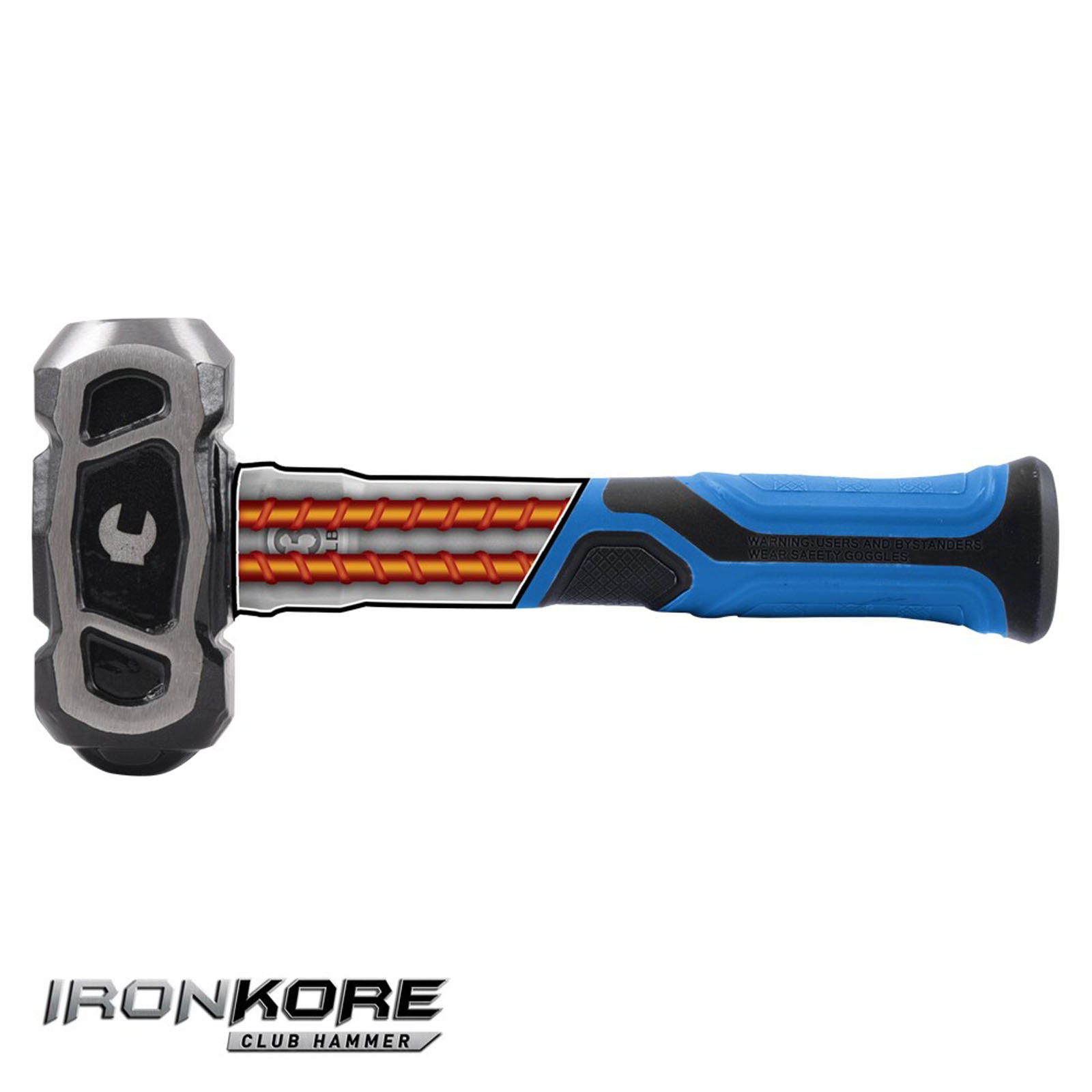 IRONKORE Club Hammer 1.35kg/3LB - K9083 by Kincrome