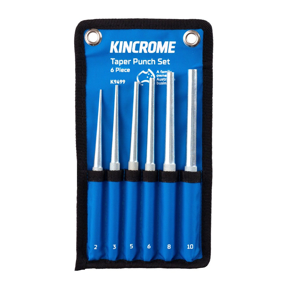 6Pce Taper Punch Set K9499 by Kincrome