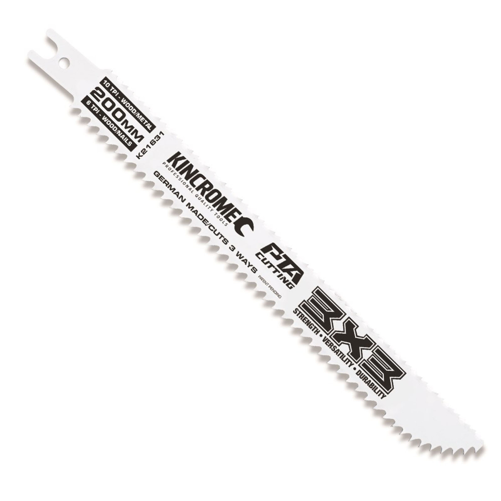 3X3 Reciprocating Saw Blade 200mm - 1 Piece K21631 by Kincrome