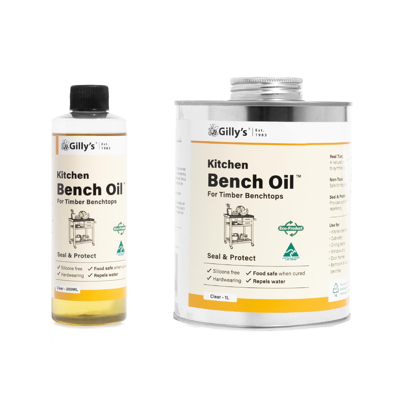 Kitchen Bench Oil (Clear) by Gilly's