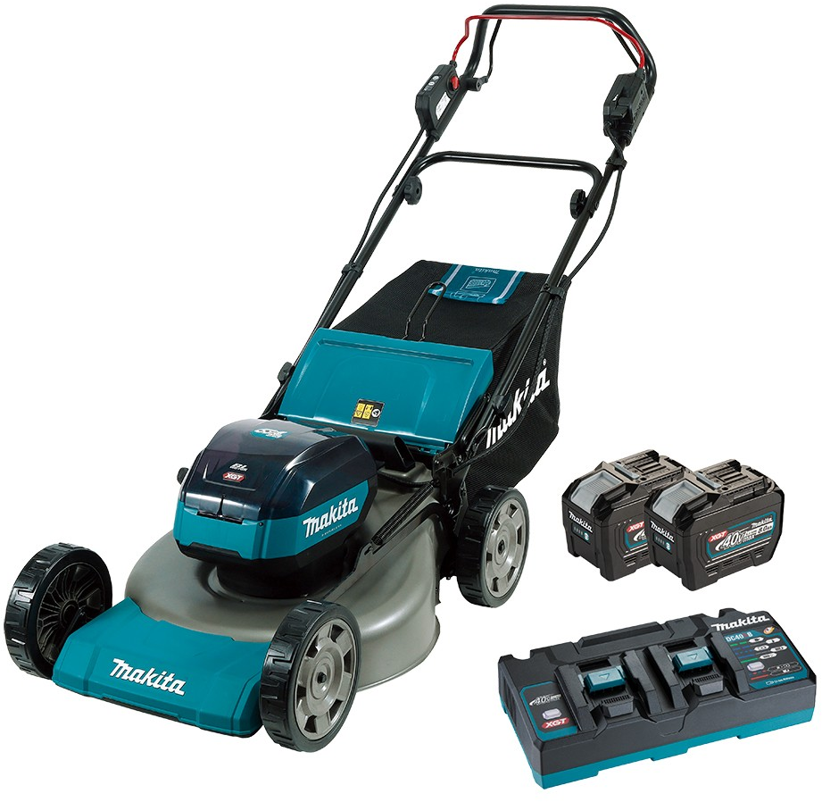 40V Max Brushless 530mm Lawn Mower Kit LM002GL201 by Makita