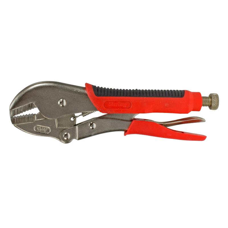 Sterling 250mm Straight Jaw Rubber Grip Locking Pliers LP010SR