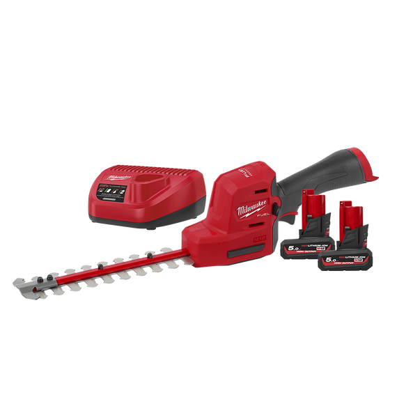 12V 5.0Ah FUEL™ Hedge Trimmer Kit M12FHT502 by Milwaukee