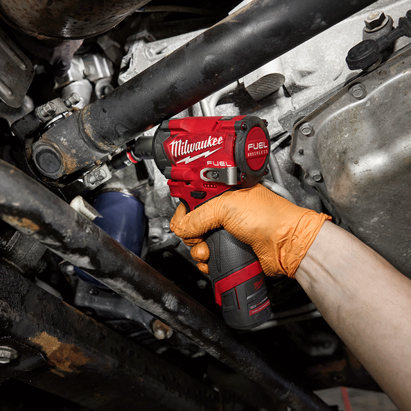 12V 3/8" FUEL™ Stubby Impact Wrench With Friction Ring Bare (Tool Only) M12FIW2F380 by Milwaukee