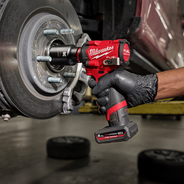 12V 3/8" FUEL™ Stubby Impact Wrench With Friction Ring Bare (Tool Only) M12FIW2F380 by Milwaukee