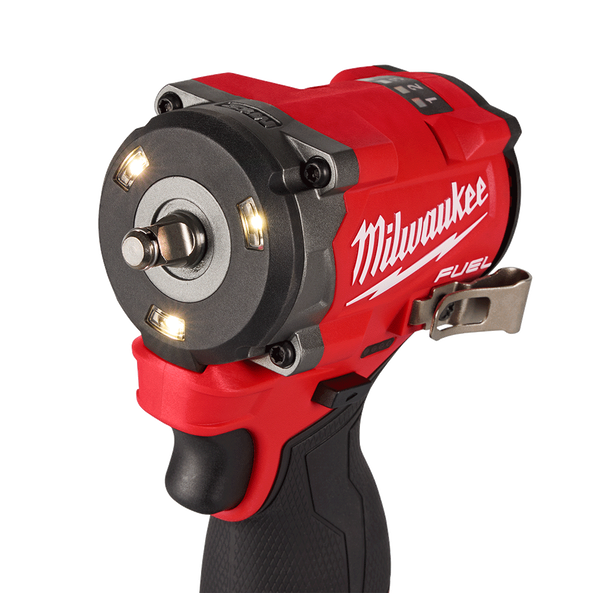 12V 3/8" FUEL™ Stubby Impact Wrench With Friction Ring Bare (Tool Only) M12FIW2F380 by Milwaukee