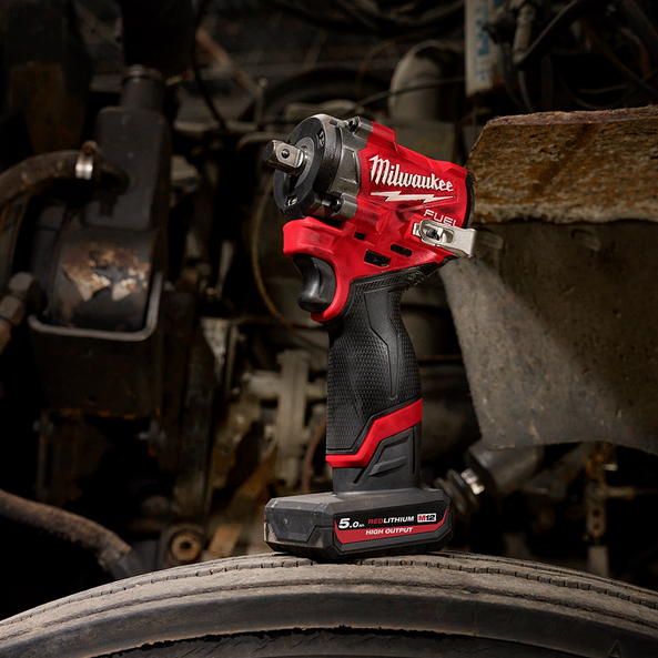 12V 1/2" FUEL™ Stubby Impact Wrench With Pin Detent Bare (Tool Only) M12FIW2P120 by Milwaukee