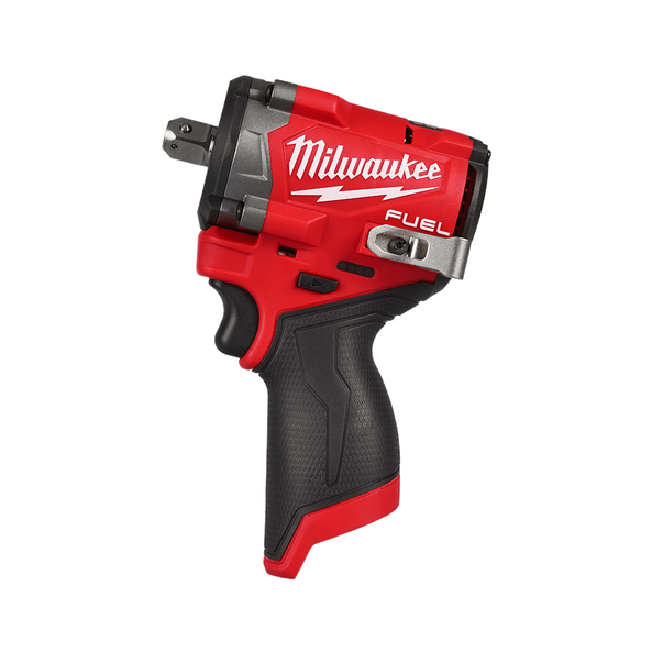 12V 1/2" FUEL™ Stubby Impact Wrench With Pin Detent Bare (Tool Only) M12FIW2P120 by Milwaukee