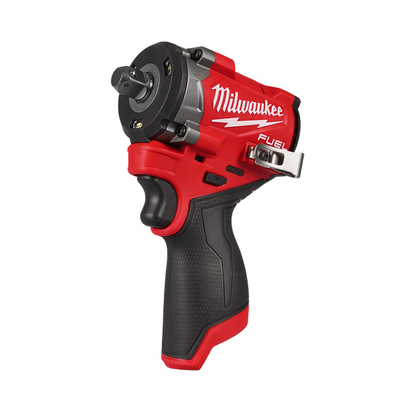 12V 1/2" FUEL™ Stubby Impact Wrench With Pin Detent Bare (Tool Only) M12FIW2P120 by Milwaukee