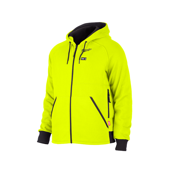 M12™ Heated Hoodie Fluoro Yellow M12HHFLY40 and Grey M12HHGREY40 by Milwaukee