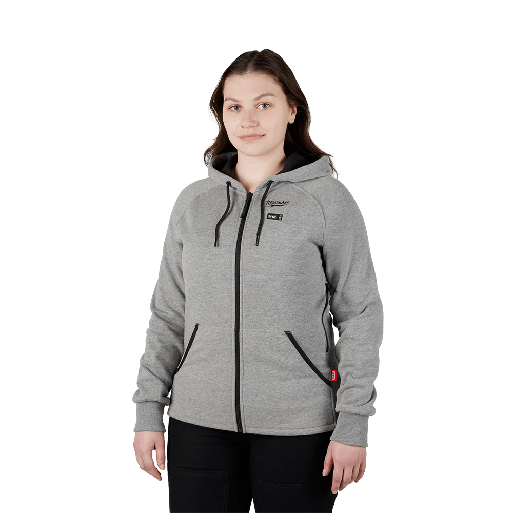 M12™ Women's Heated Hoodie Grey M12HHWGREY10 by Milwaukee