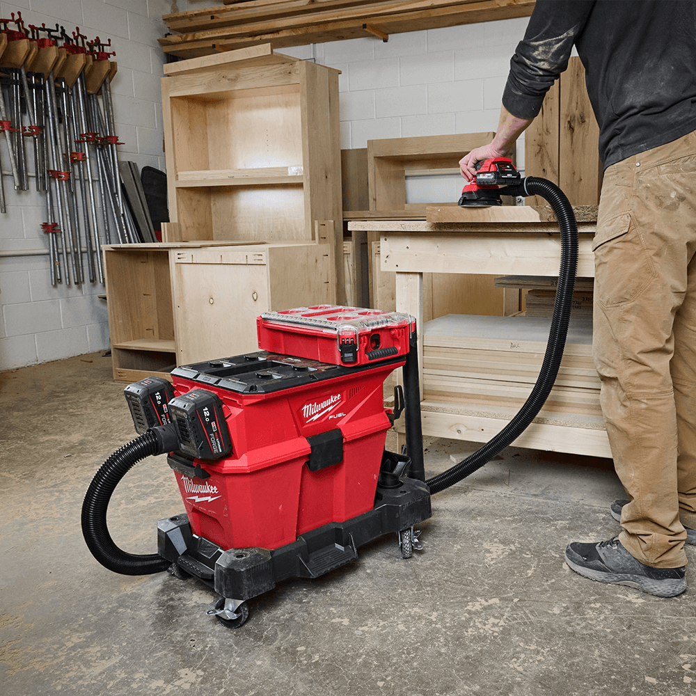 Milwaukee M18 FUEL™ PACKOUT™ Dual Battery 23L L-Class Wet/Dry Vacuum w/ VACLINK™ (Tool Only) M18F2POVC23L0