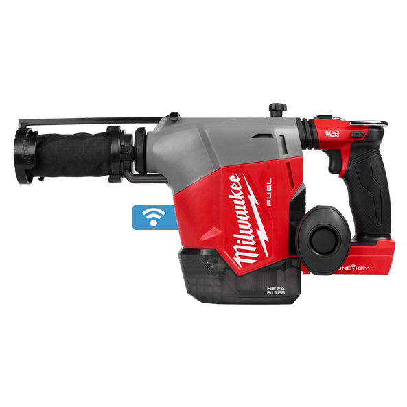 M18 FUEL™ 16mm Overhead SDS Plus Rotary Hammer with Integrated Dust Extractor and ONE-KEY (Tool Only) M18FHAFOH160 by Milwaukee