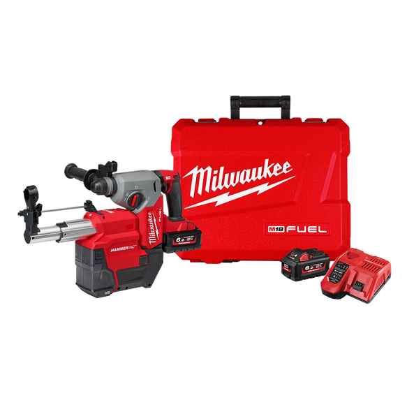 18V  FUEL™ 26mm SDS Plus Rotary Hammer With Dust Extractor Kit M18FHDEX602C by Milwaukee