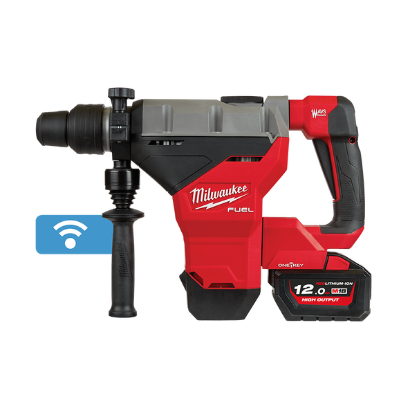18V FUEL™ 44mm SDS Max Rotary Hammer W/One Key Kit M18FHM-122C by Milwaukee